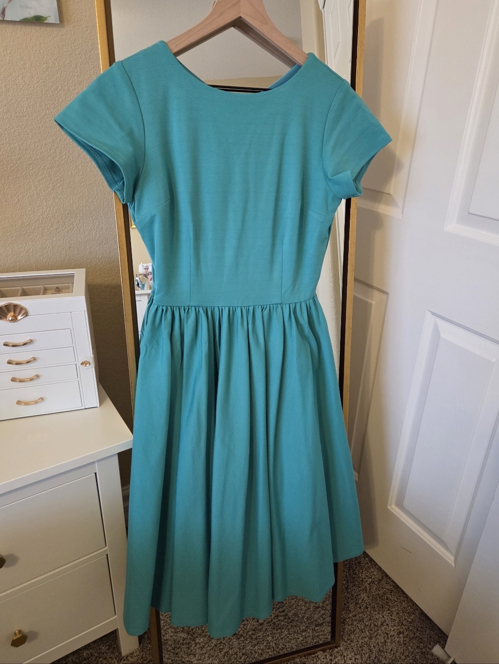 *Backlot - Damaged* Vixen By Micheline Pitt Avon Dress In Aquamarine